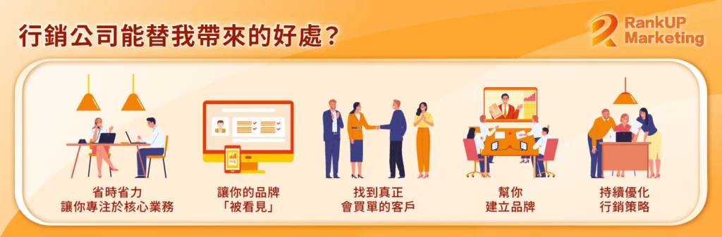 行銷公司能替我帶來的好處