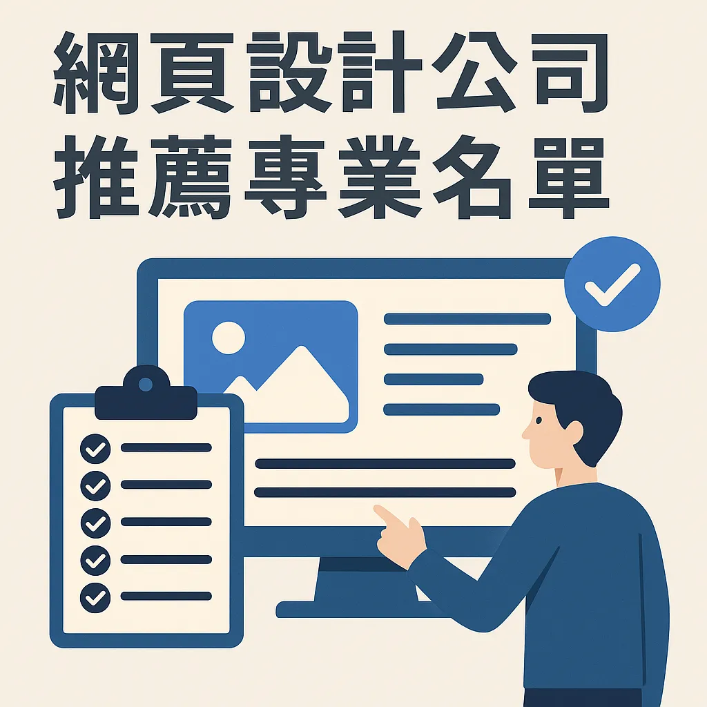 網頁設計公司推薦